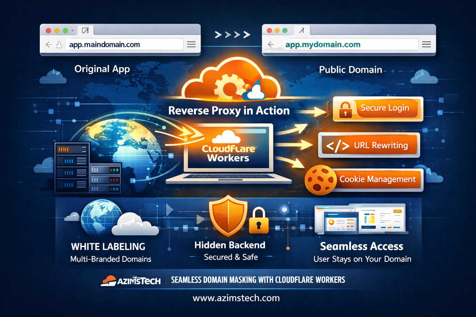 Domain Isolation Proxy – A Security & Branding Solution for Multi-Client SaaS Platforms